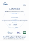Certififcazione IQNET 9001:2015